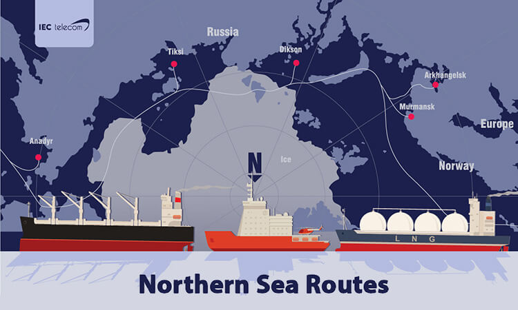 Satellite network with fastest L-Band speed could open up Northern Sea Route
