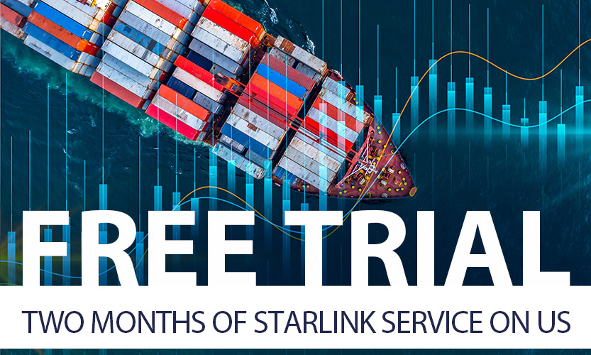 Experience Starlink Connectivity Onboard Your Vessel – For Free